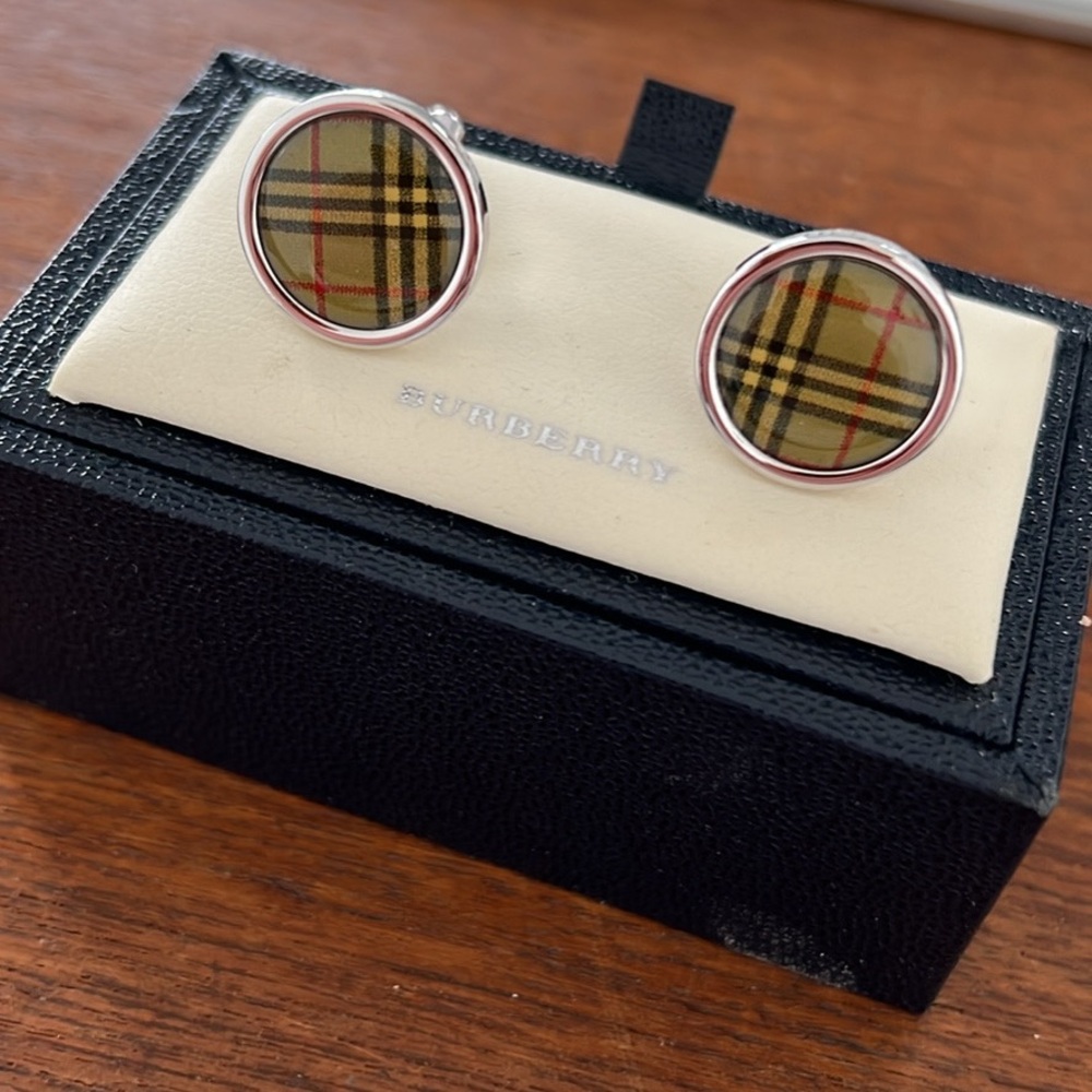 BURBERRY CUFF LINKS